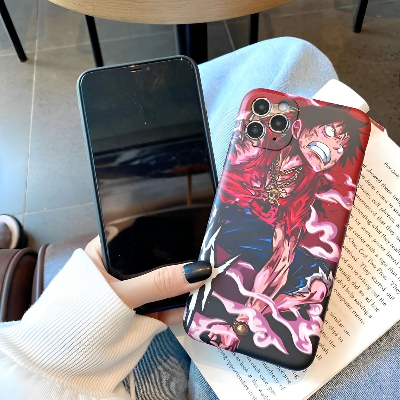 coque iphone one piece luffy zoro fight 5