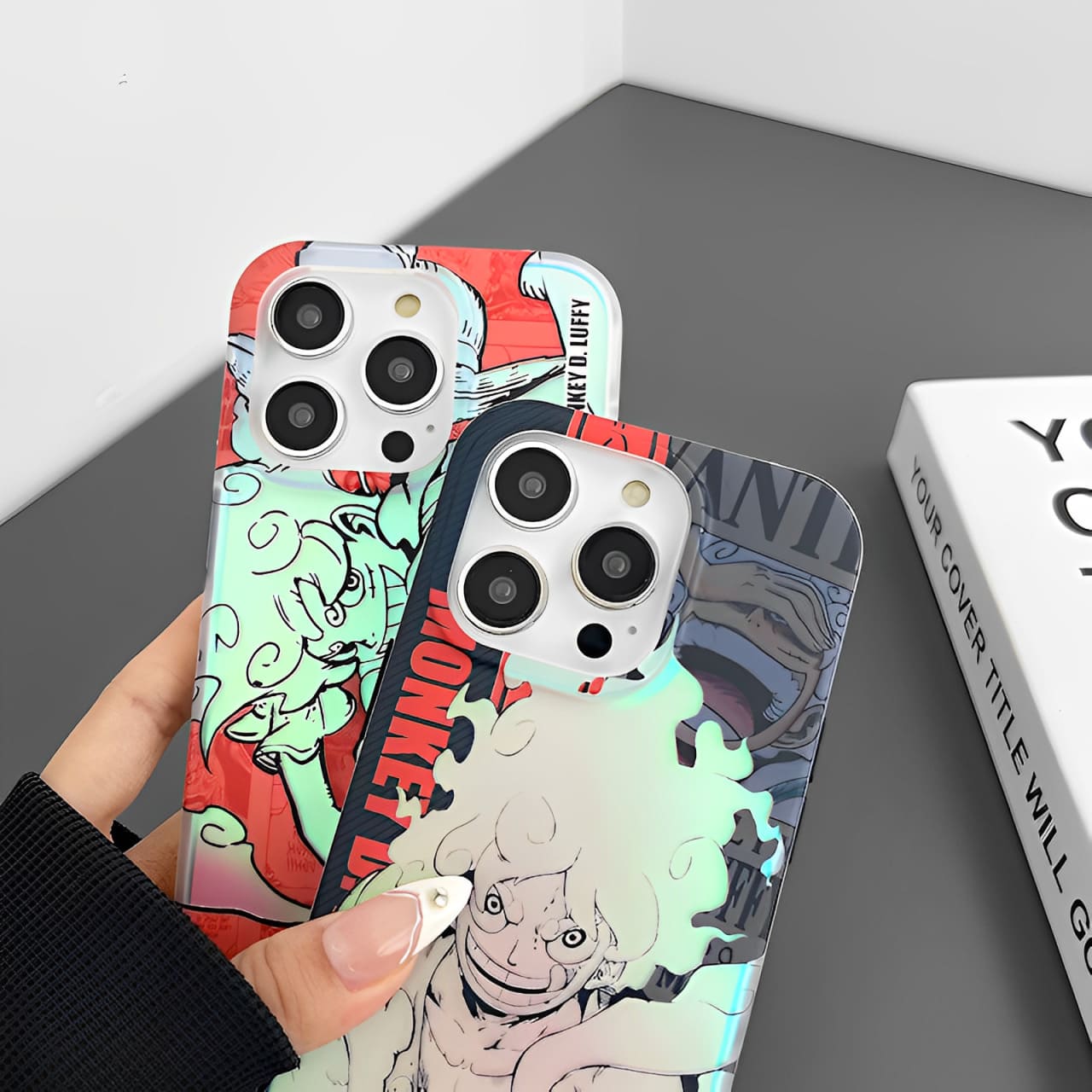 coque iphone one piece red luffy 1