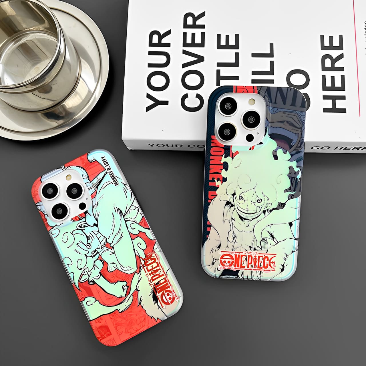 coque iphone one piece red luffy 2
