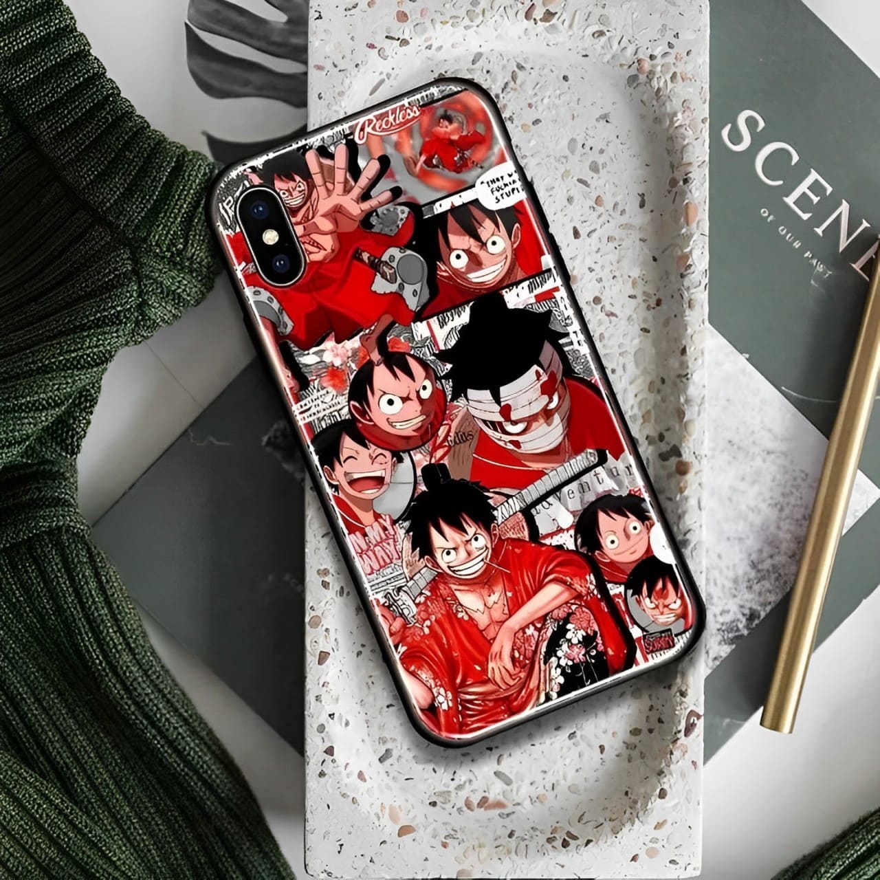 coque iphone one piece story wano monkey luffy 1