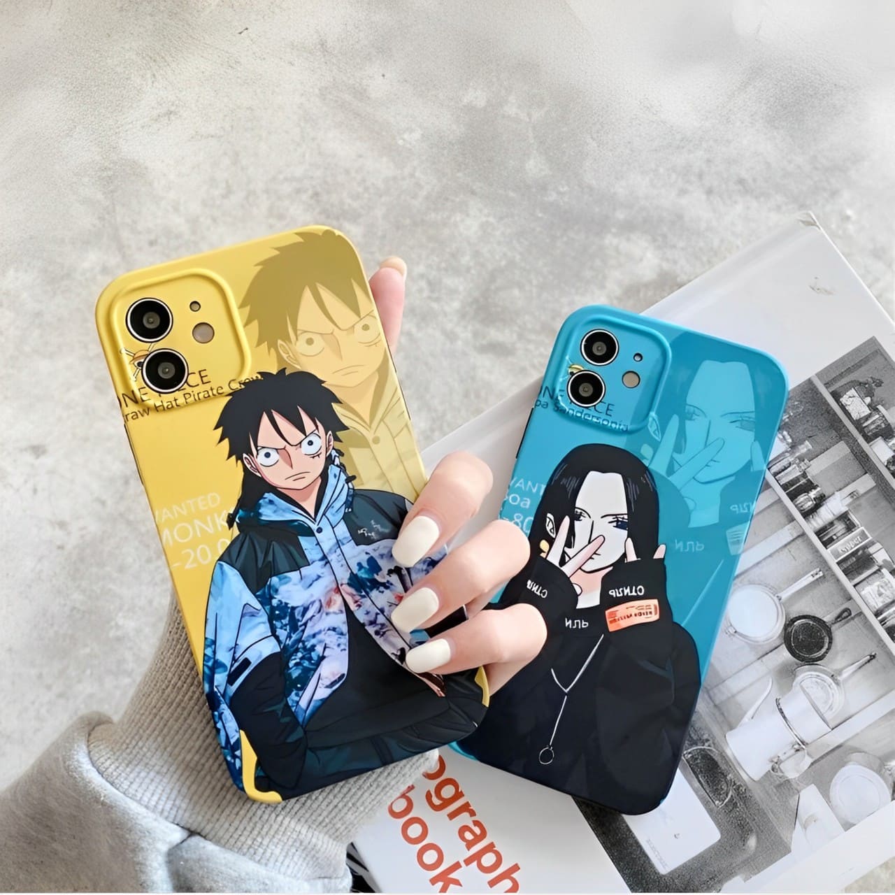 coque iphone one piece town 1