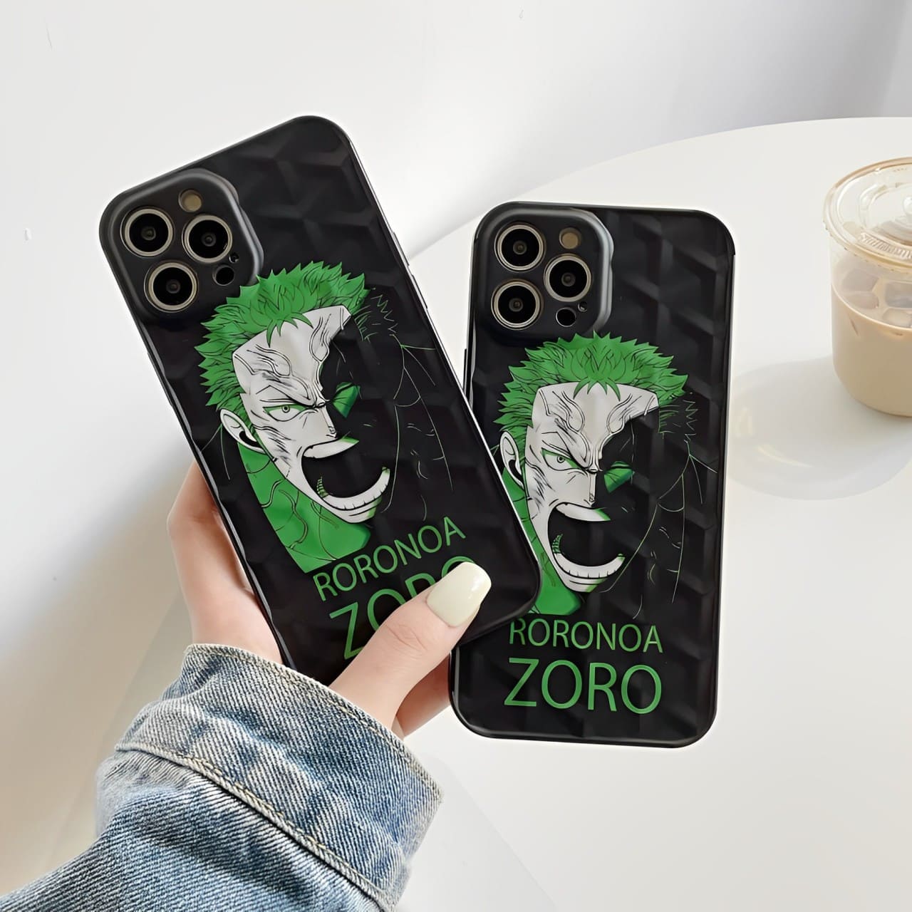 coque iphone one piece roronoa zoro shout 1