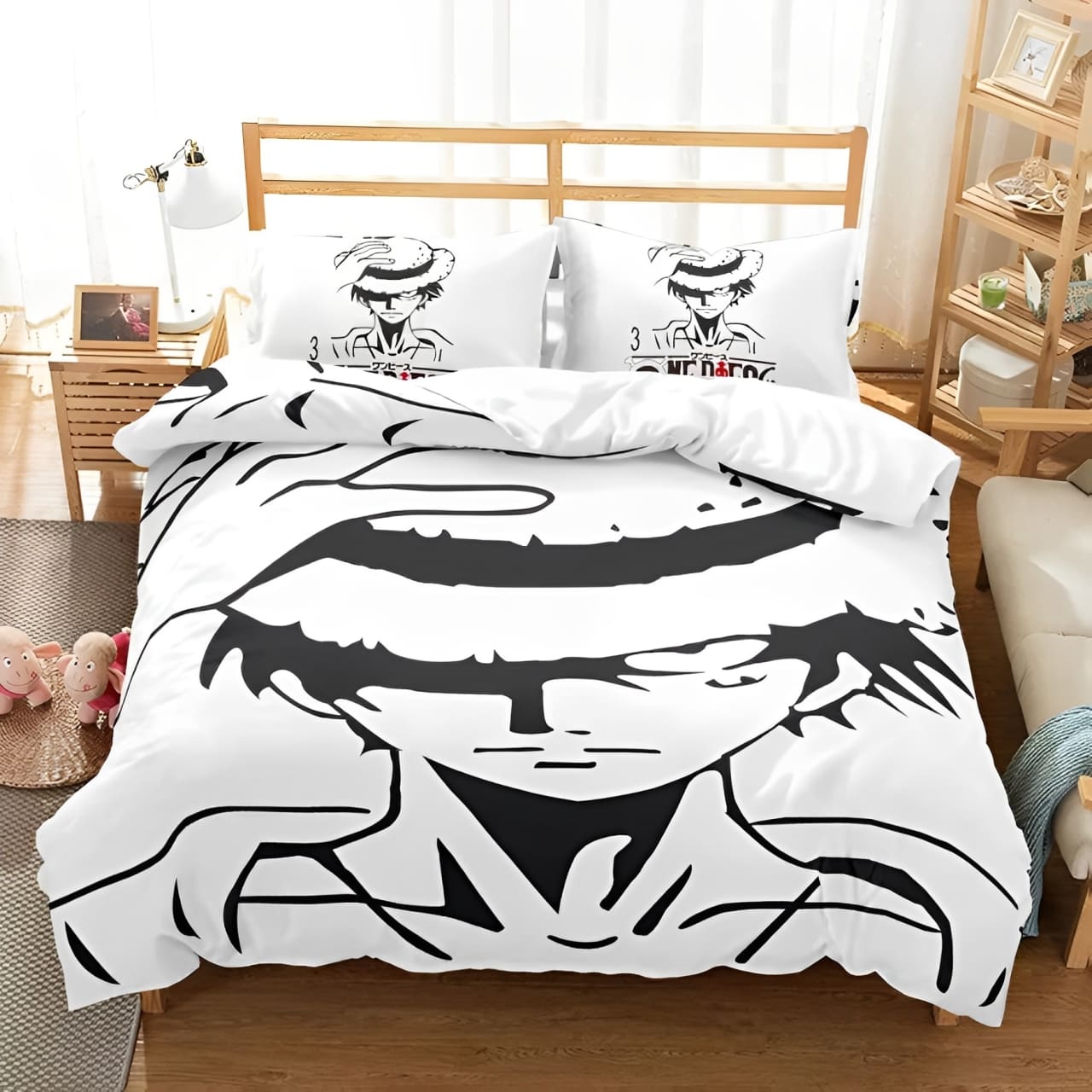 parure lit chapeau paille luffy one piece 2