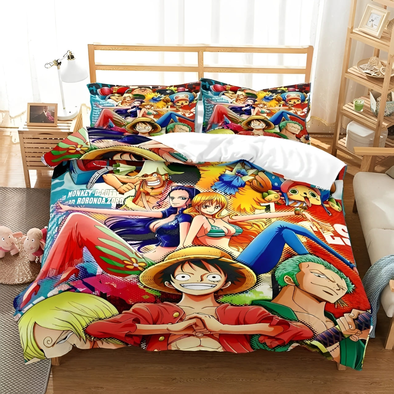 parure lit équipage mugiwara one piece 1