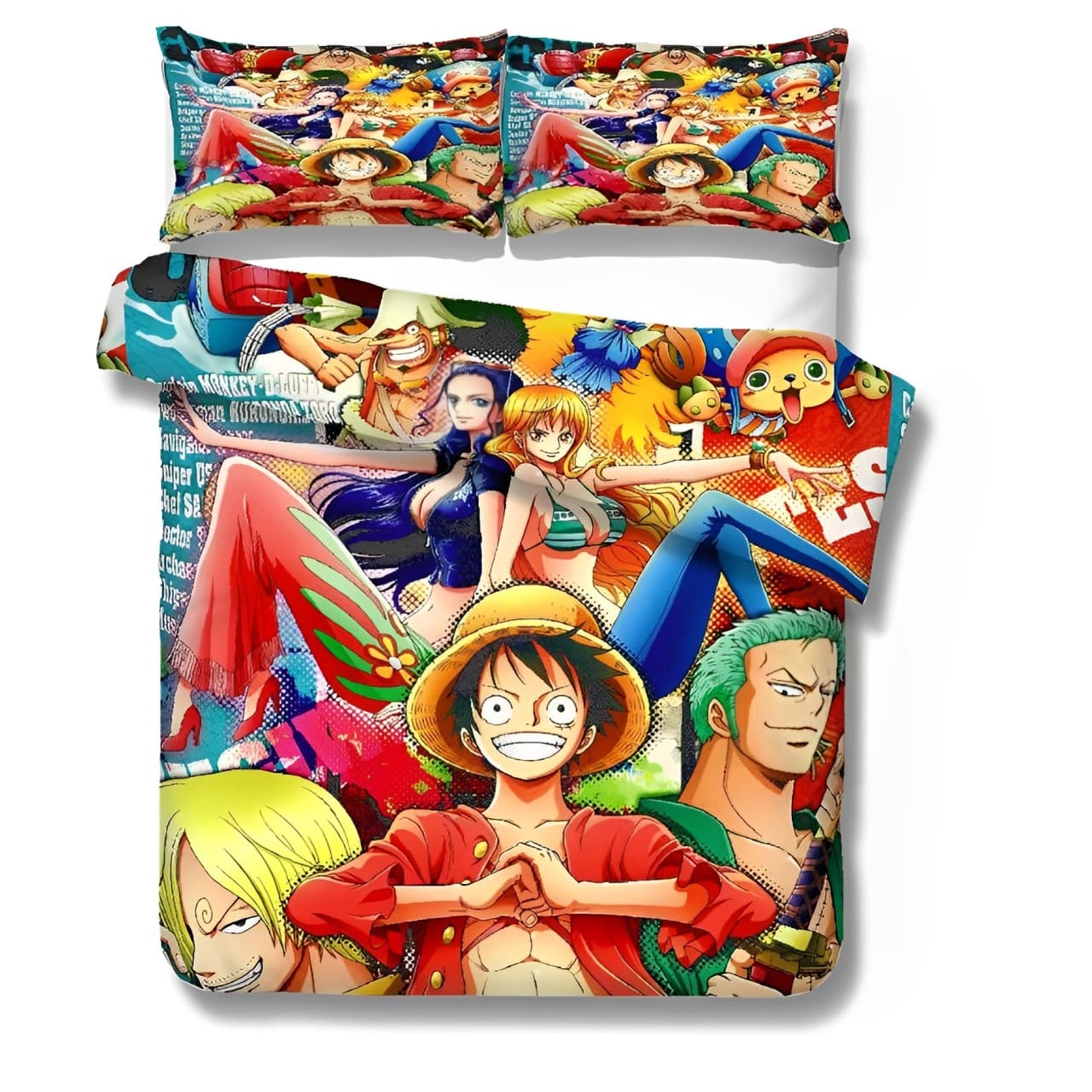 parure lit équipage mugiwara one piece 2