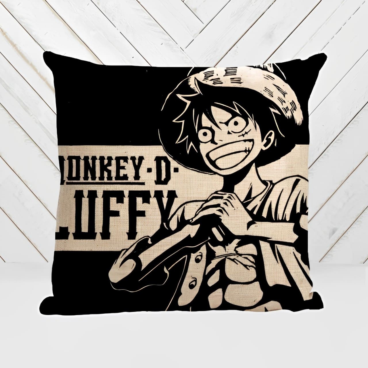 taie oreiller one piece monkey luffy