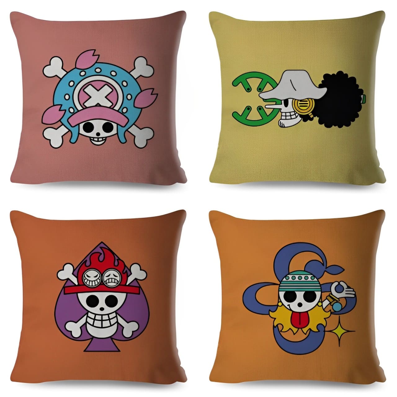 taie oreiller jolly roger one piece 2