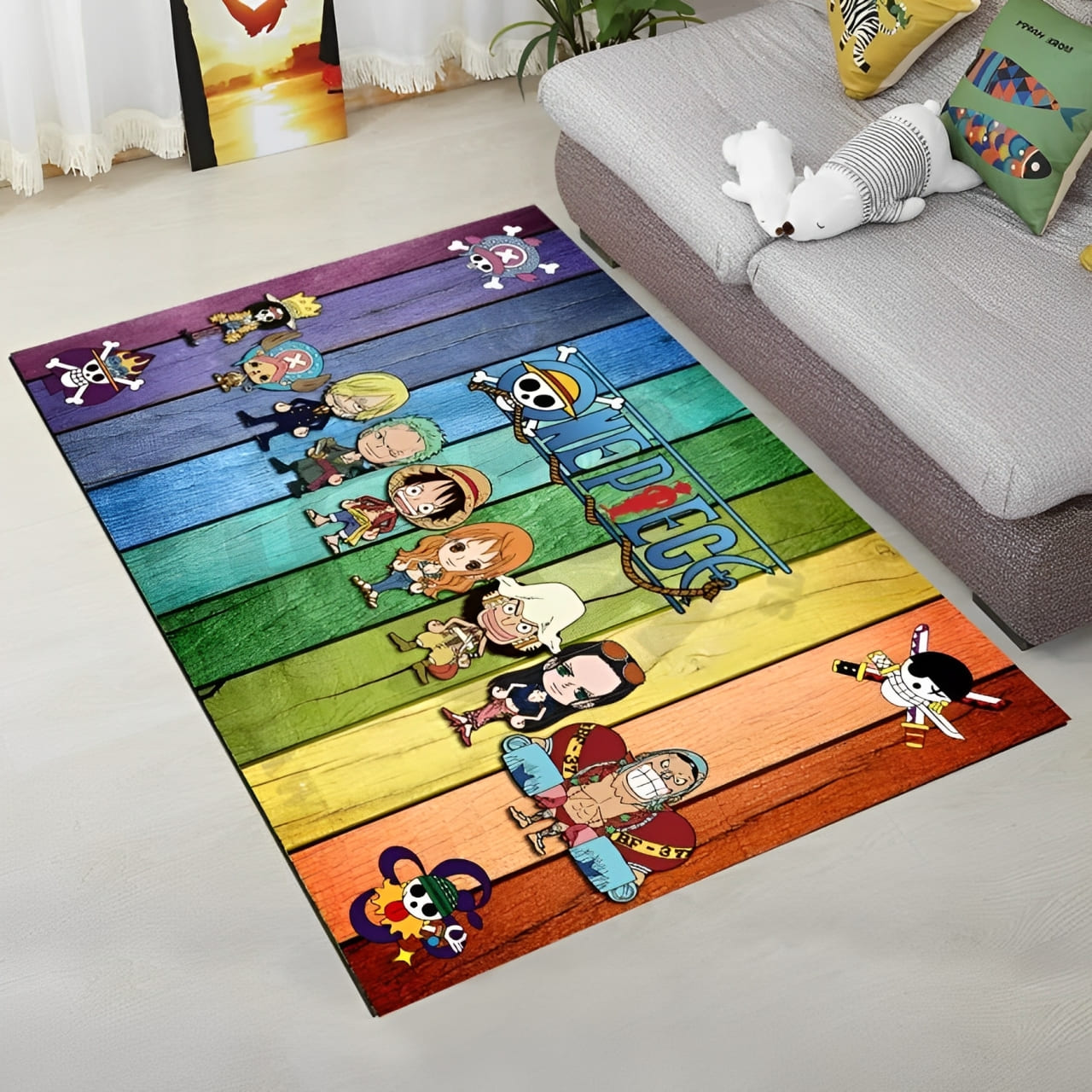 tapis mugiwara multicolore one piece
