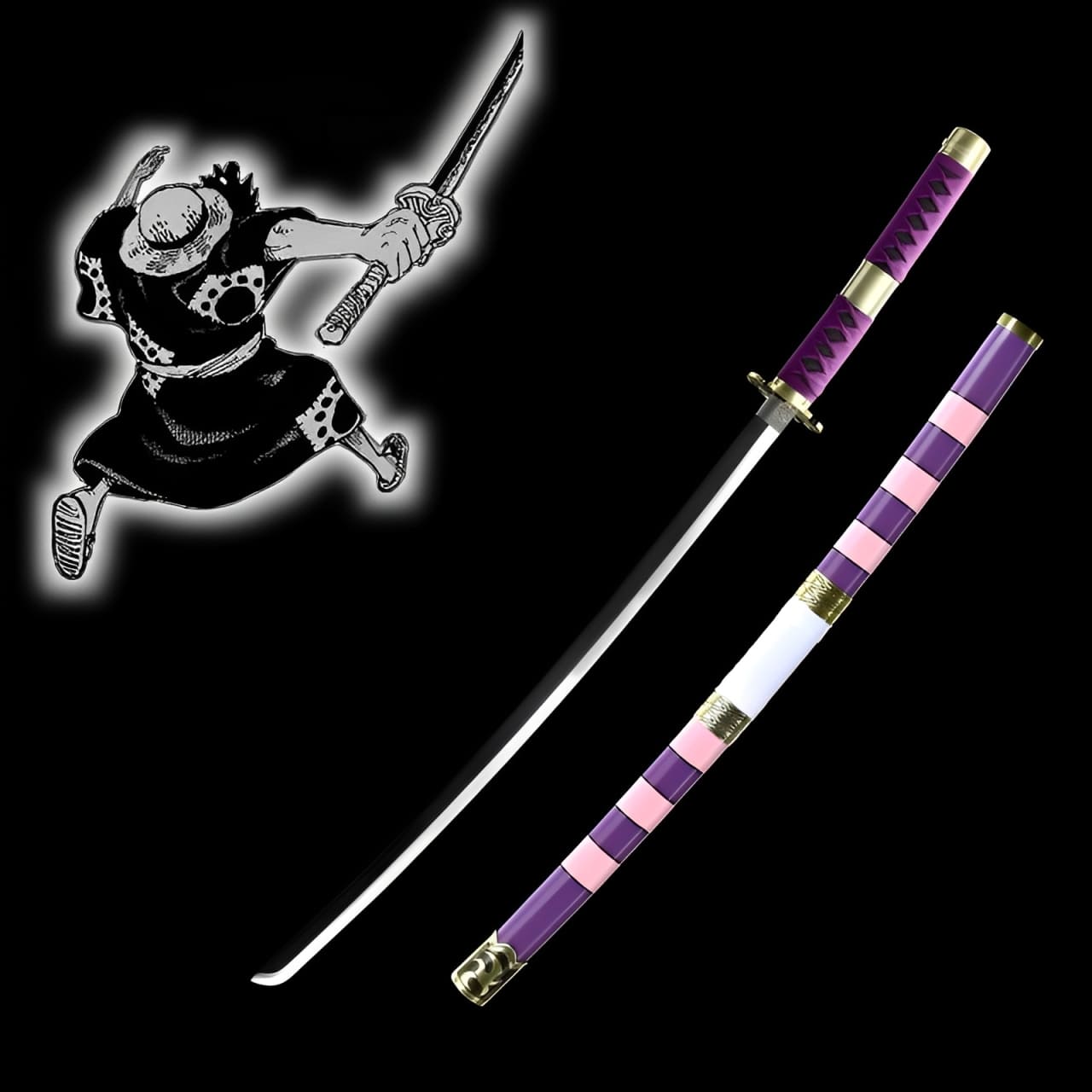 katana one piece nidai kitetsu luffy 1