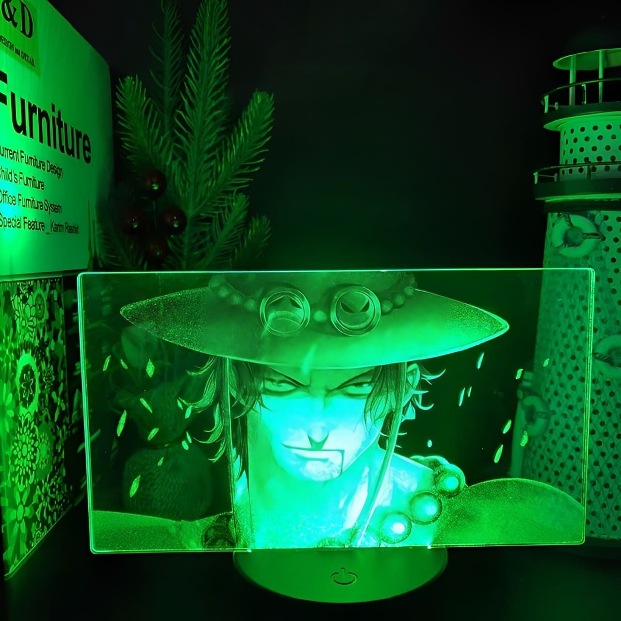 lampe 3d one piece portgas ace face 4