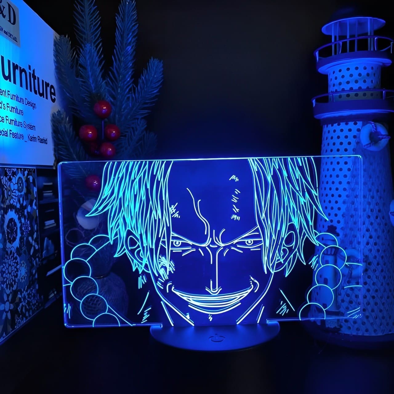 lampe 3d one piece portgas ace marine ford 5