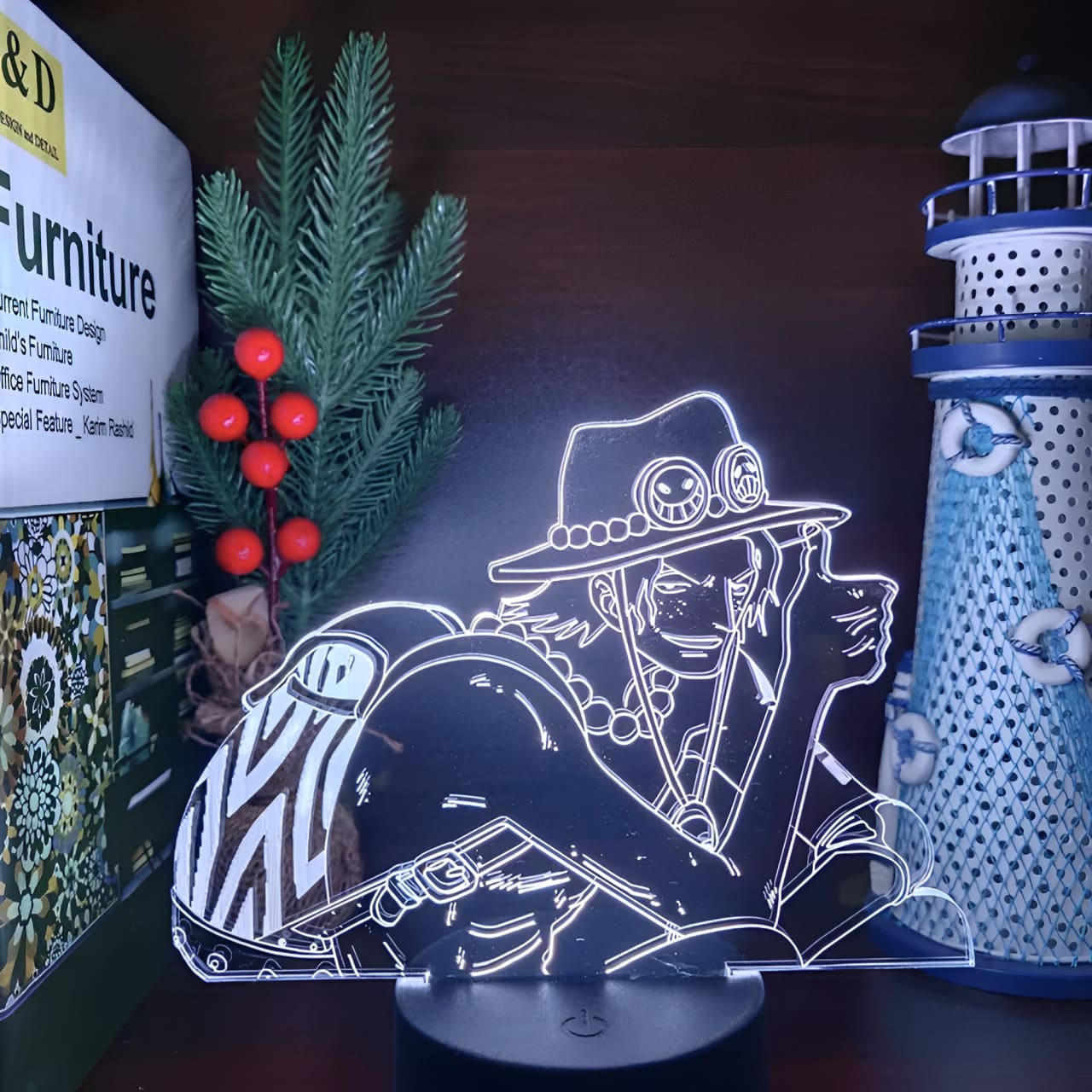 lampe 3d one piece ace thumb 2