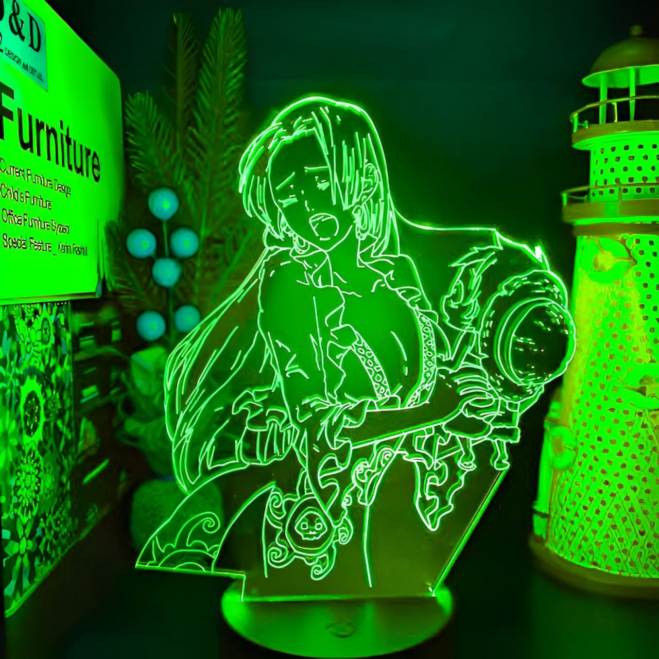lampe 3d one piece boa hancock 3