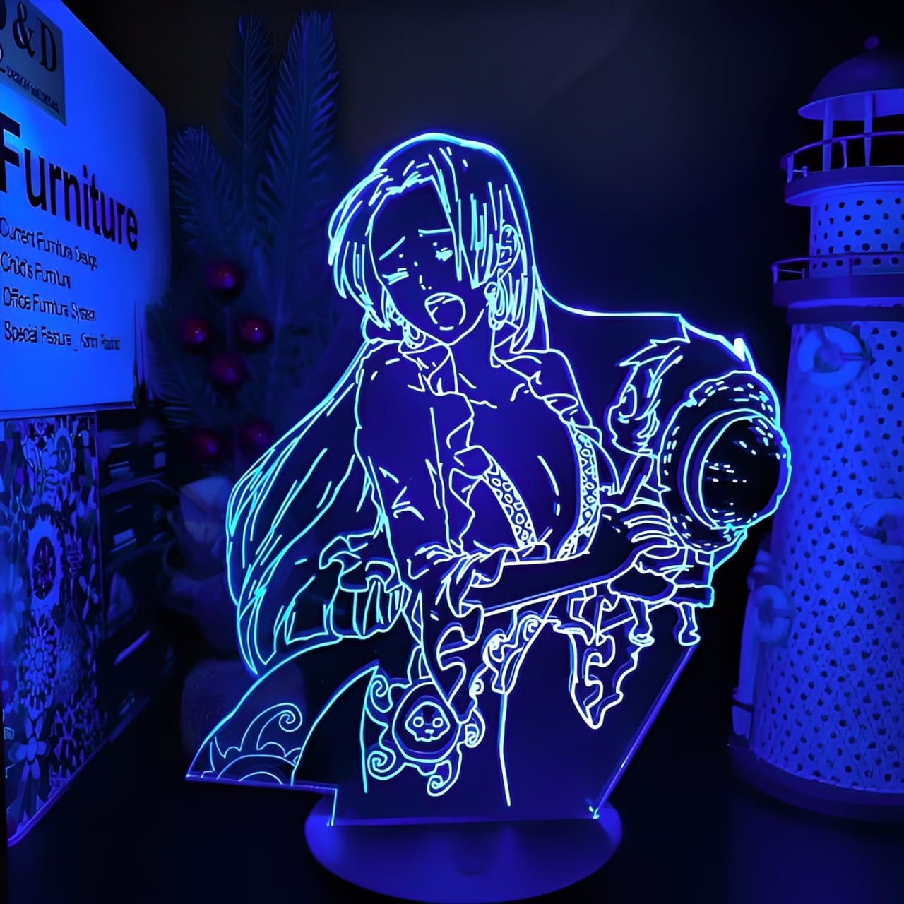lampe 3d one piece boa hancock 4