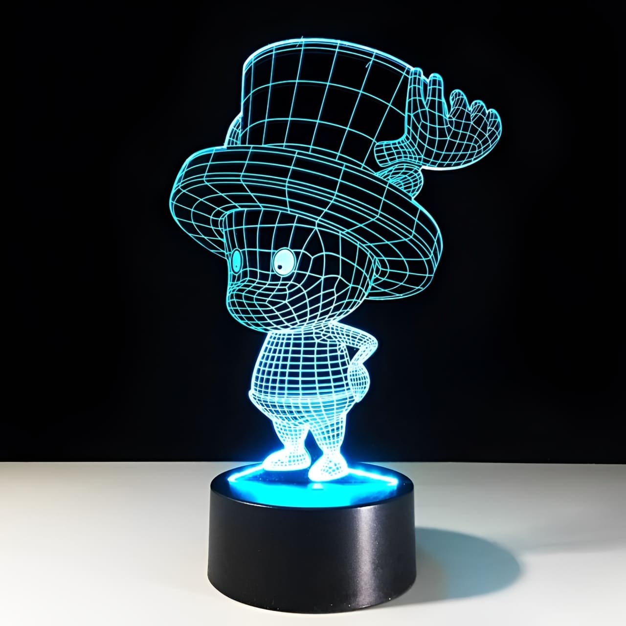 lampe 3d one piece tony chopper bleu