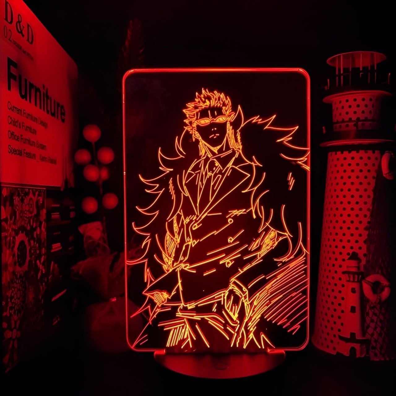 lampe 3d one piece doflamingo 4