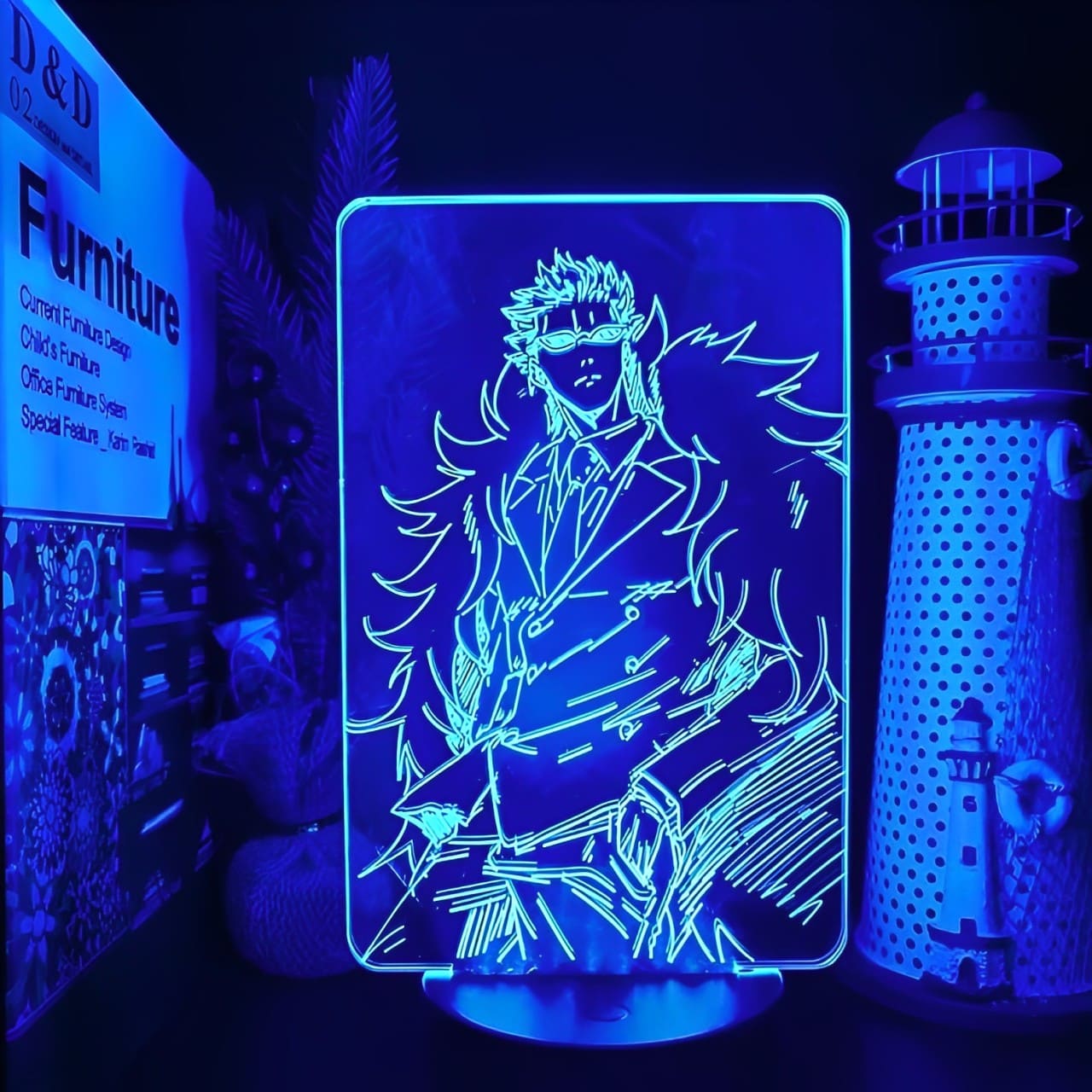 lampe 3d one piece doflamingo 6