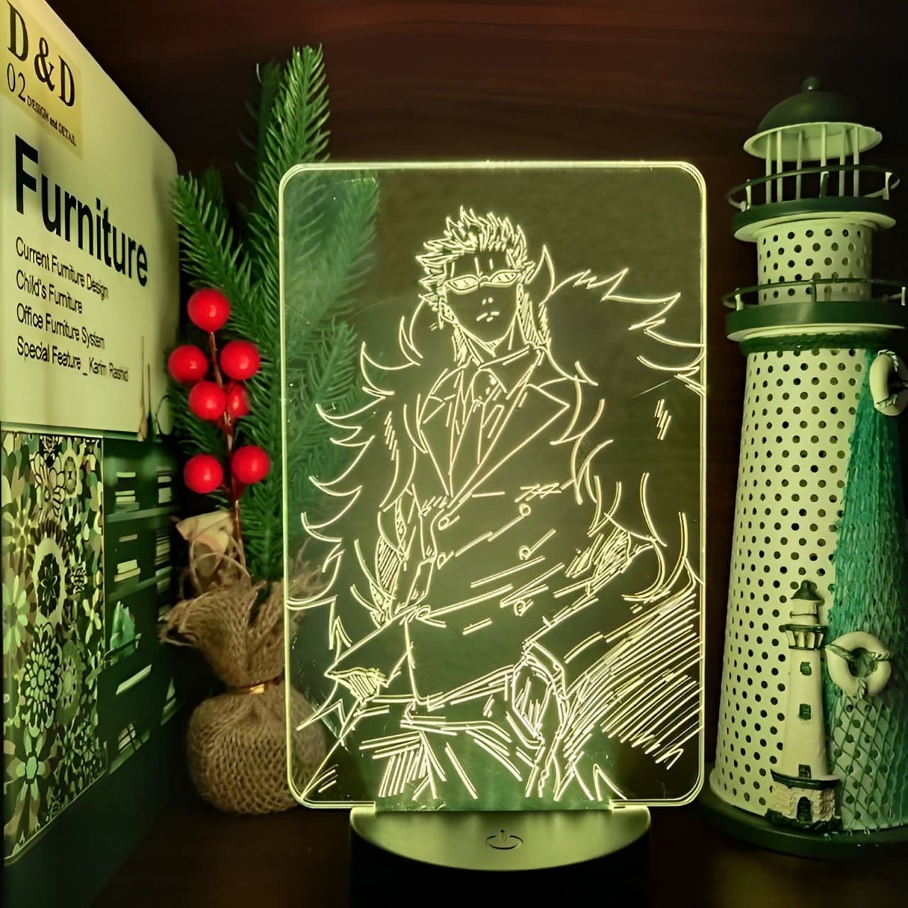 lampe 3d one piece doflamingo 5