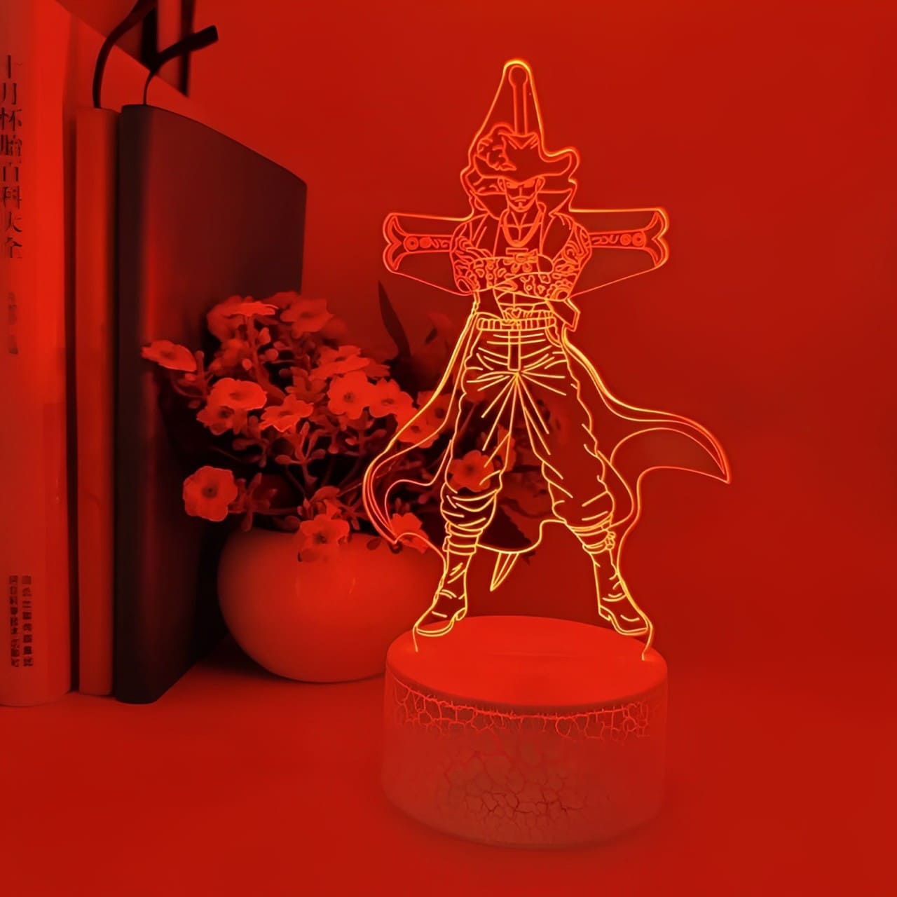 lampe 3d one piece dracule mihawk capitaine corsaire 3