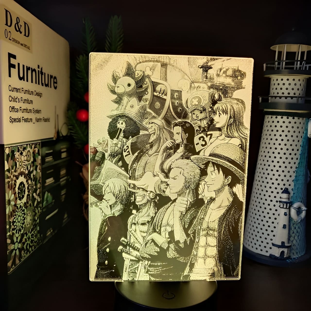 lampe 3d one piece equipage 3