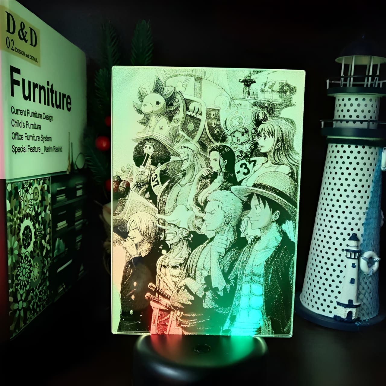 lampe 3d one piece equipage 2