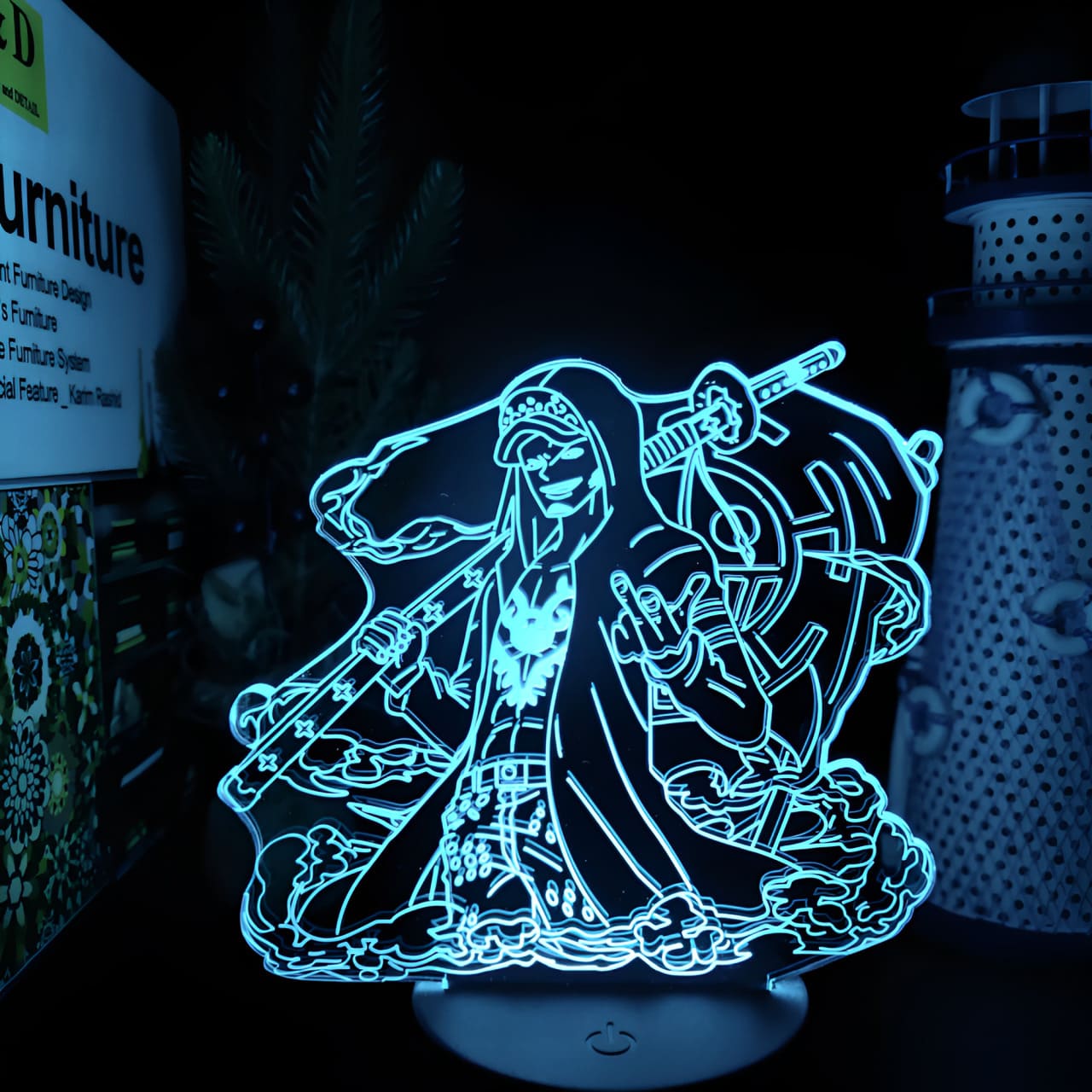 lampe 3d one piece law room 2