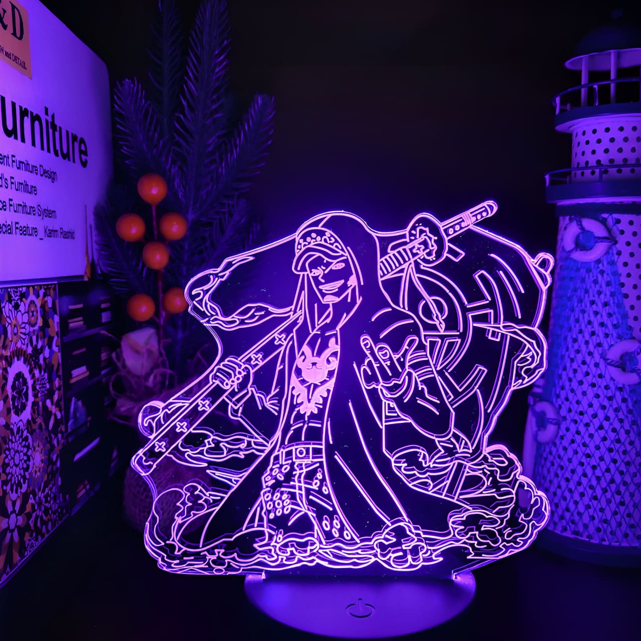 lampe 3d one piece law room 1