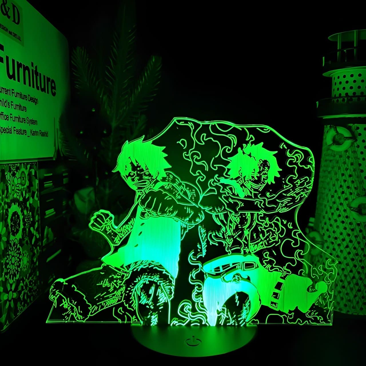 lampe 3d one piece monkey luffy portgas ace 2