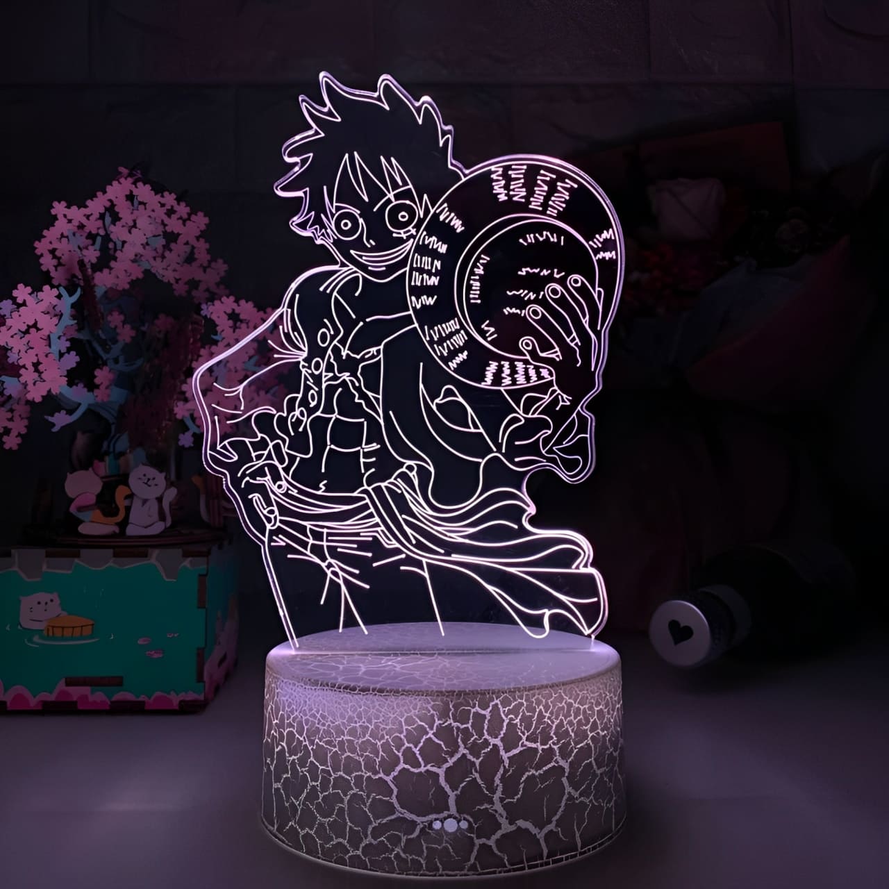 lampe 3d monkey luffy mugiwara 1