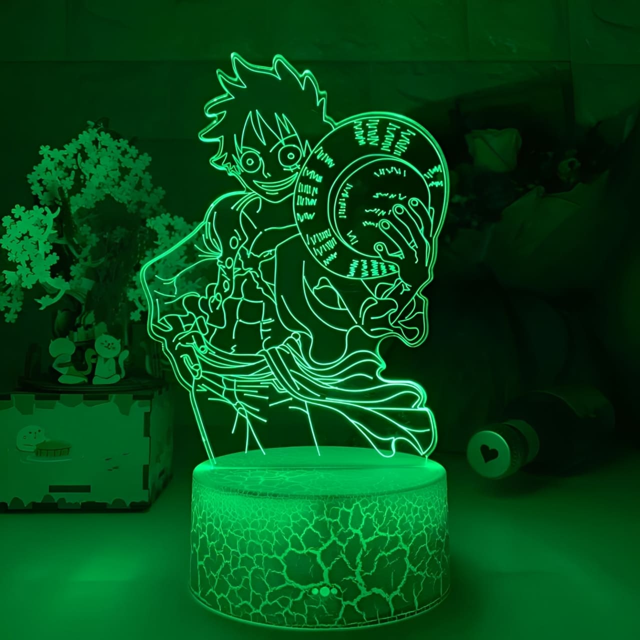 lampe 3d monkey luffy mugiwara 4