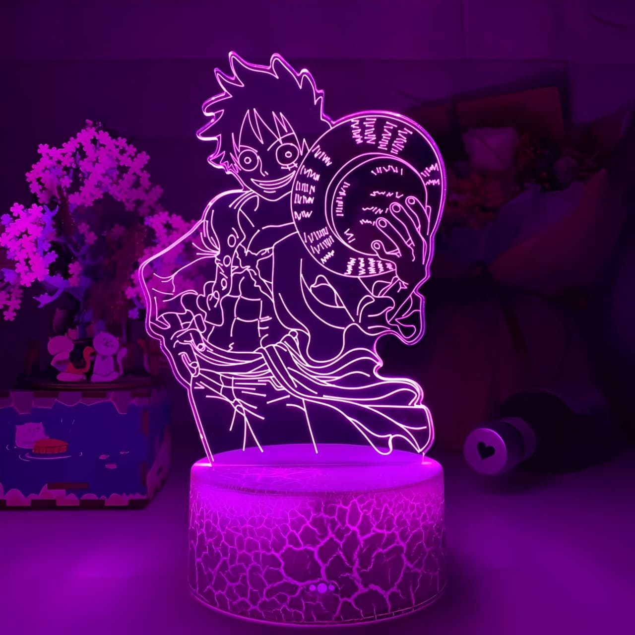 lampe 3d monkey luffy mugiwara 5