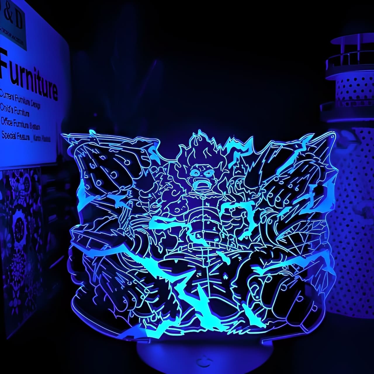 lampe 3d one piece luffy snakeman 4