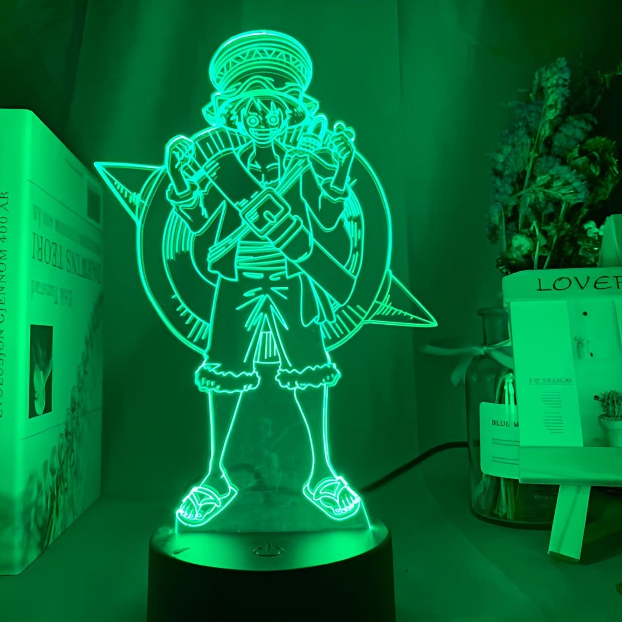 lampe 3d one piece luffy stampede vert