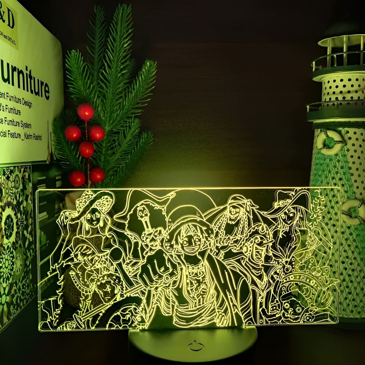 lampe 3d one piece mugiwara pirate 5