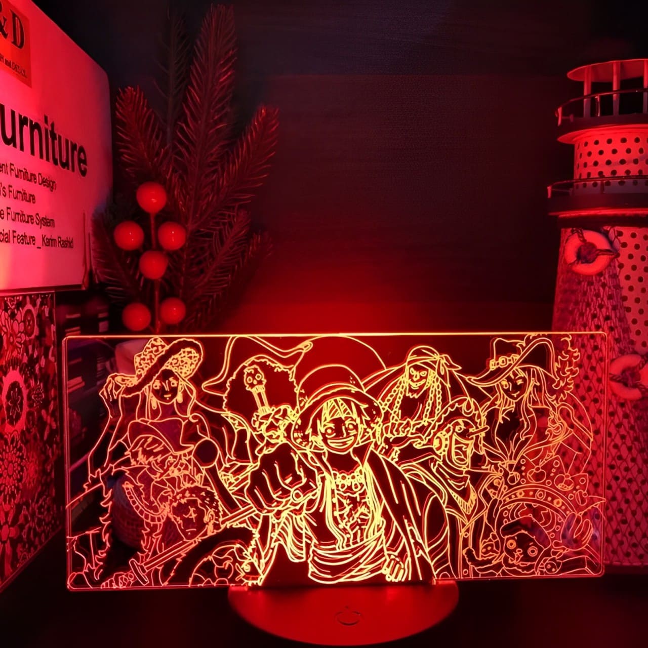 lampe 3d one piece mugiwara pirate 2