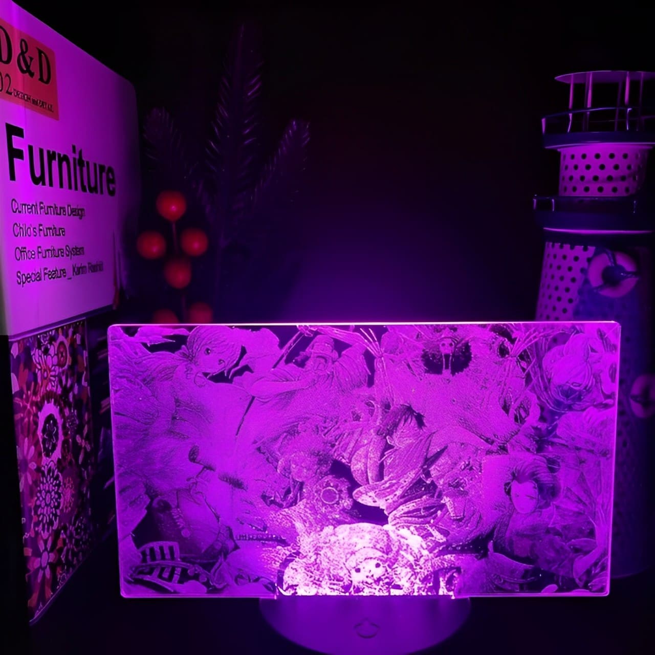 lampe 3d one piece mugiwara wano kuni 2