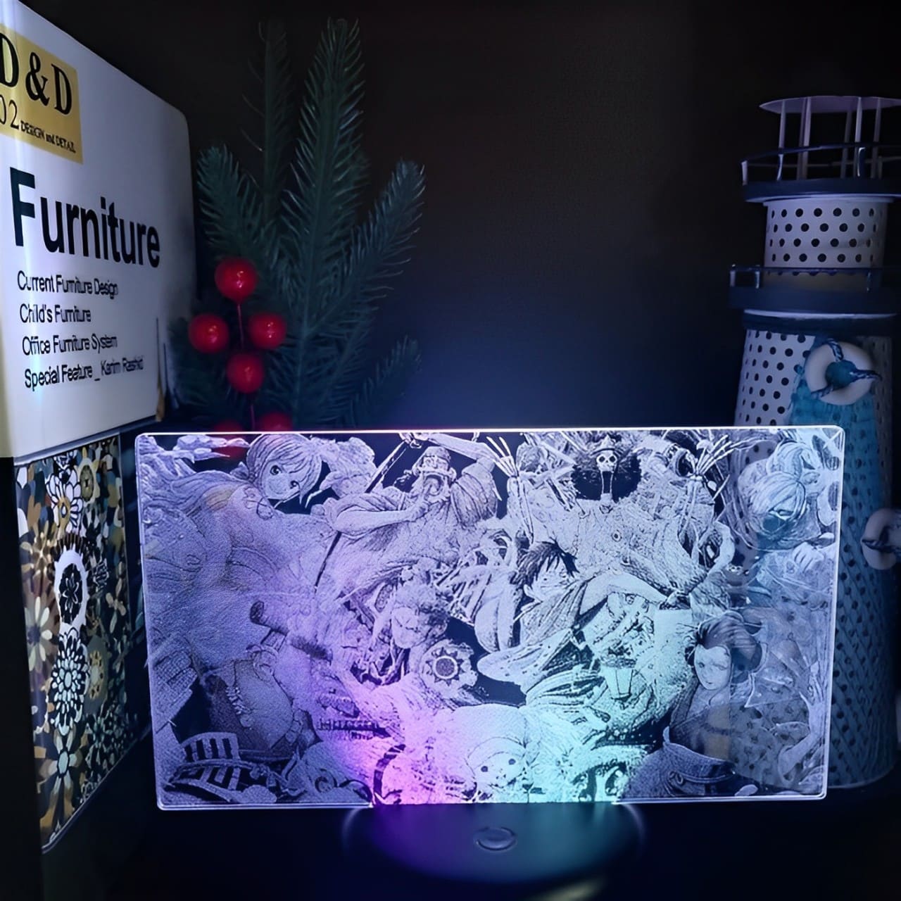 lampe 3d one piece mugiwara wano kuni 1