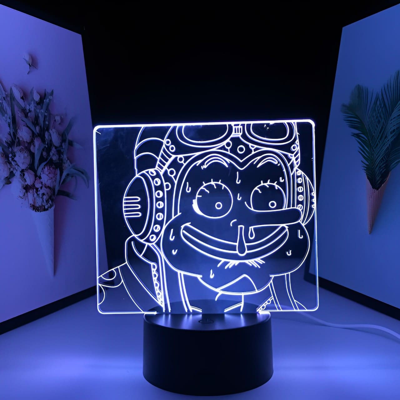 lampe 3d one piece usopp face 2