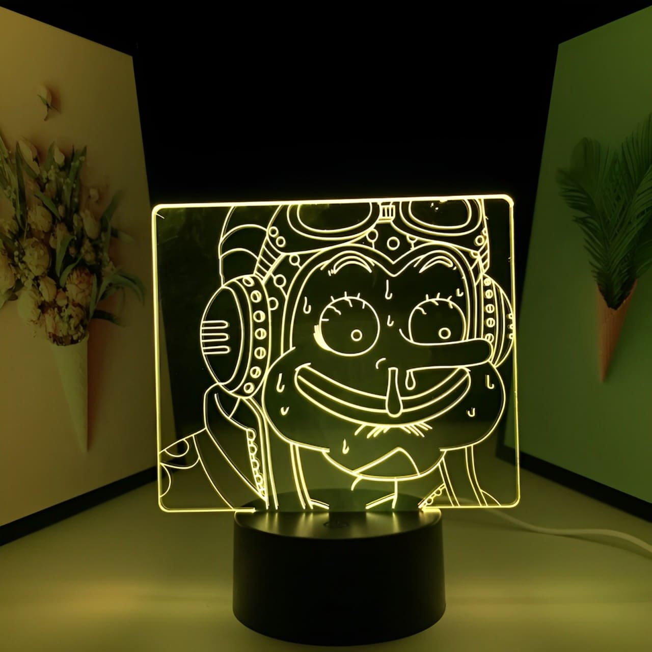lampe 3d one piece usopp face 5