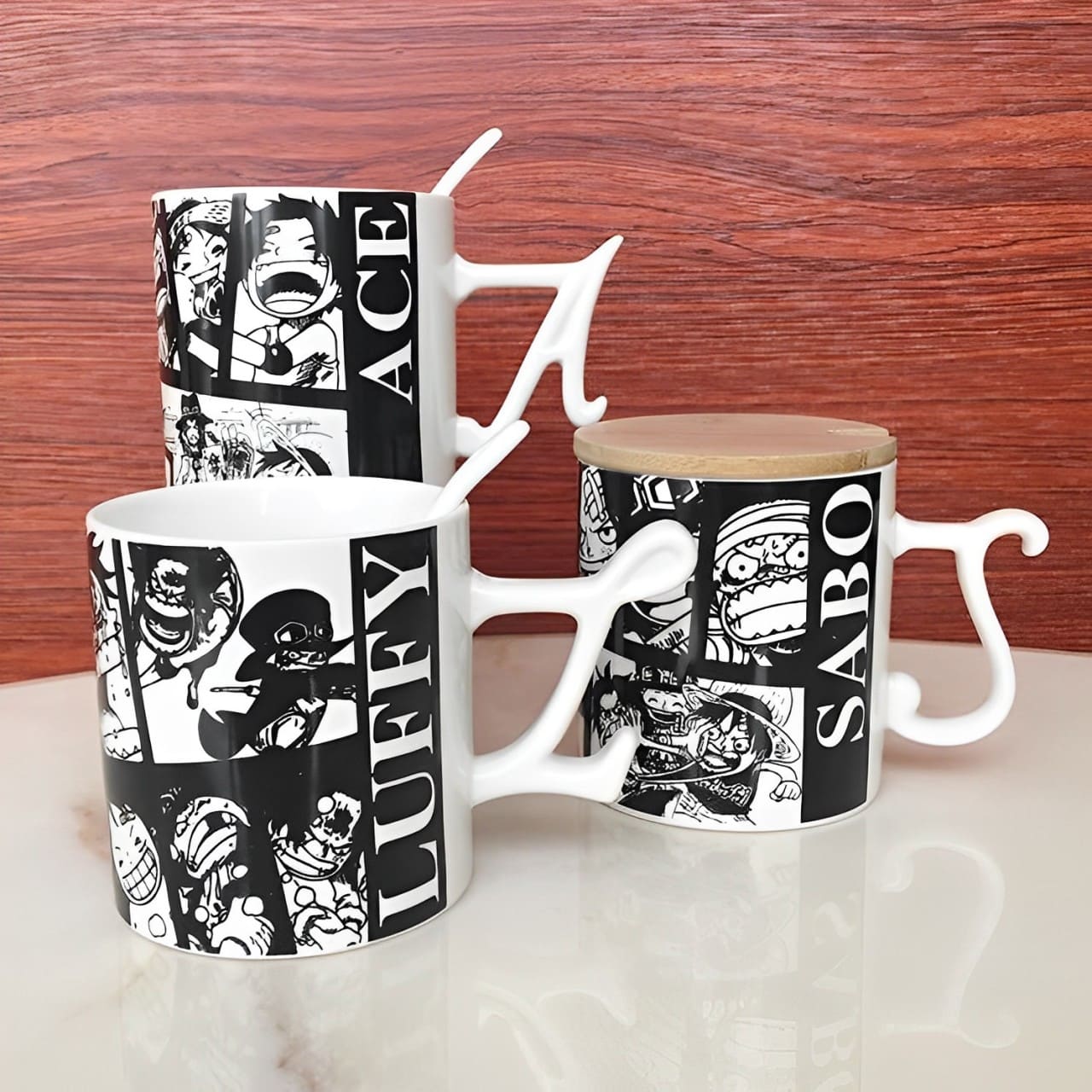 mug one piece 3 frères luffy ace sabo 1