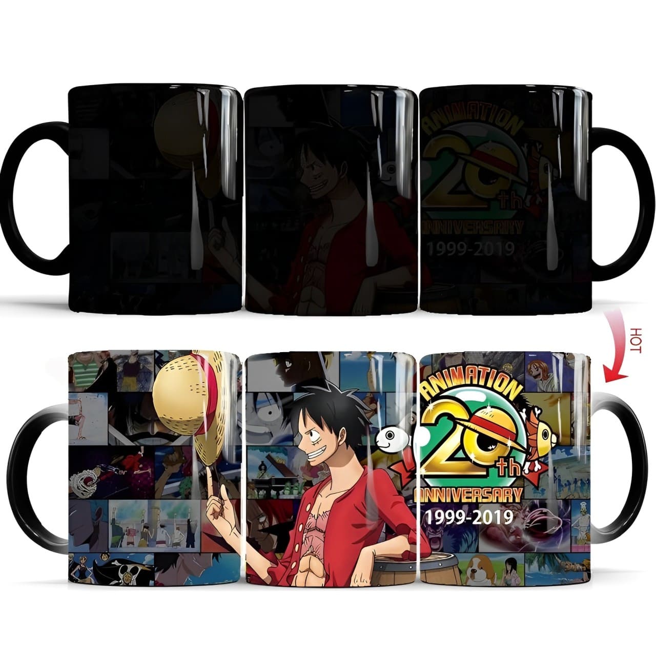 mug one piece thermoreactif 20 anniversaire 2