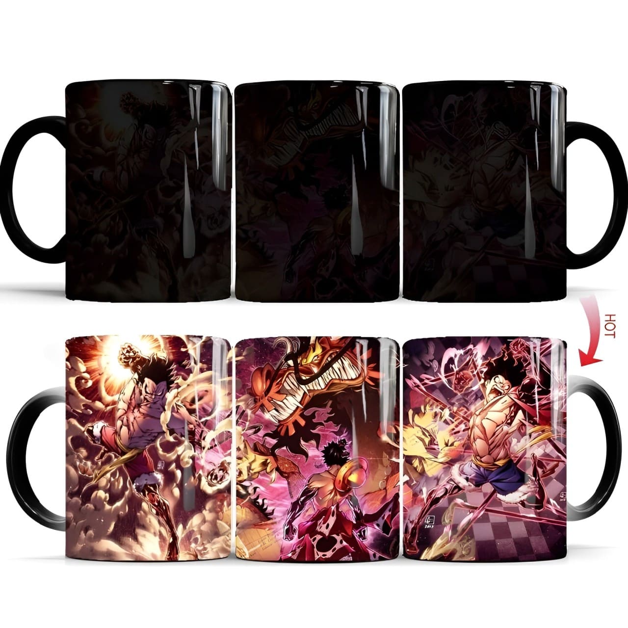 mug one piece thermoreactif luffy kaido