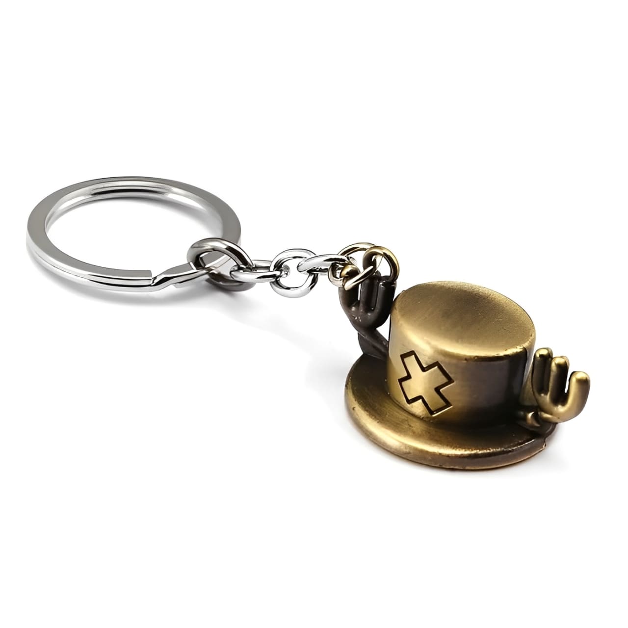 porte cles one piece chapeau tony chopper bronze