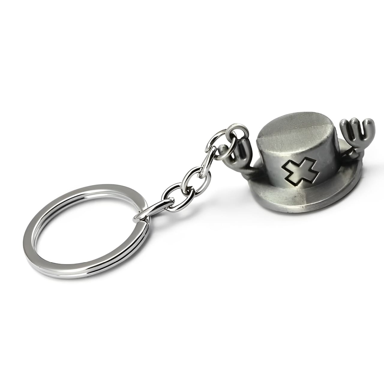 porte cles one piece chapeau tony chopper argent