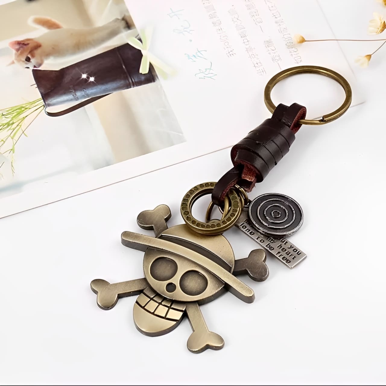 porte cles one piece cuir 2