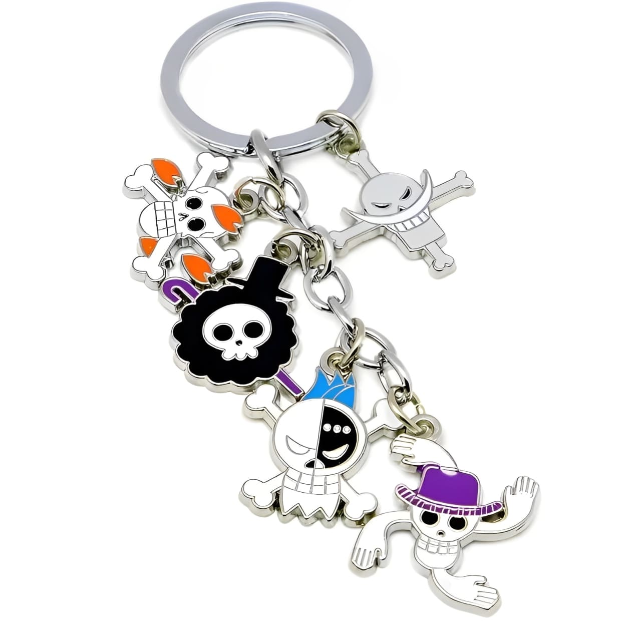 porte cles one piece five jolly roger 3