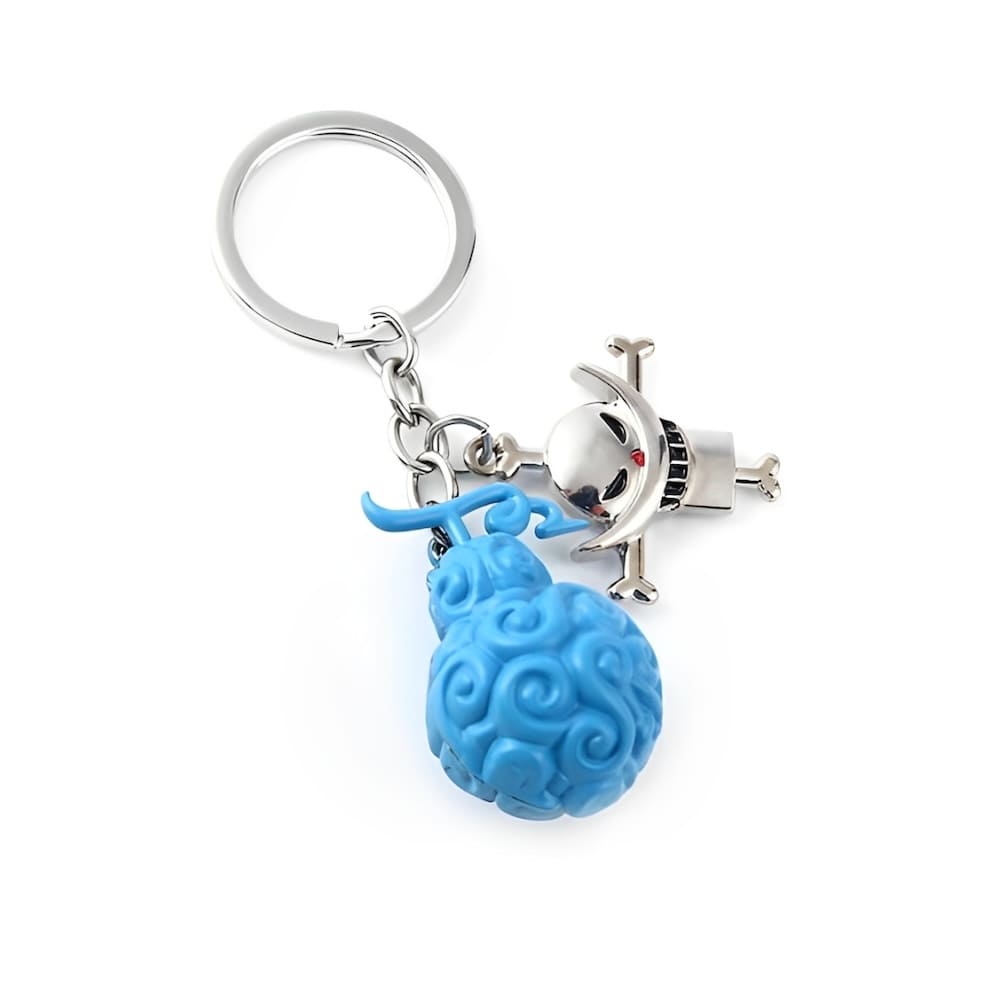 porte cles one piece barbe blanche gura gura no mi 2