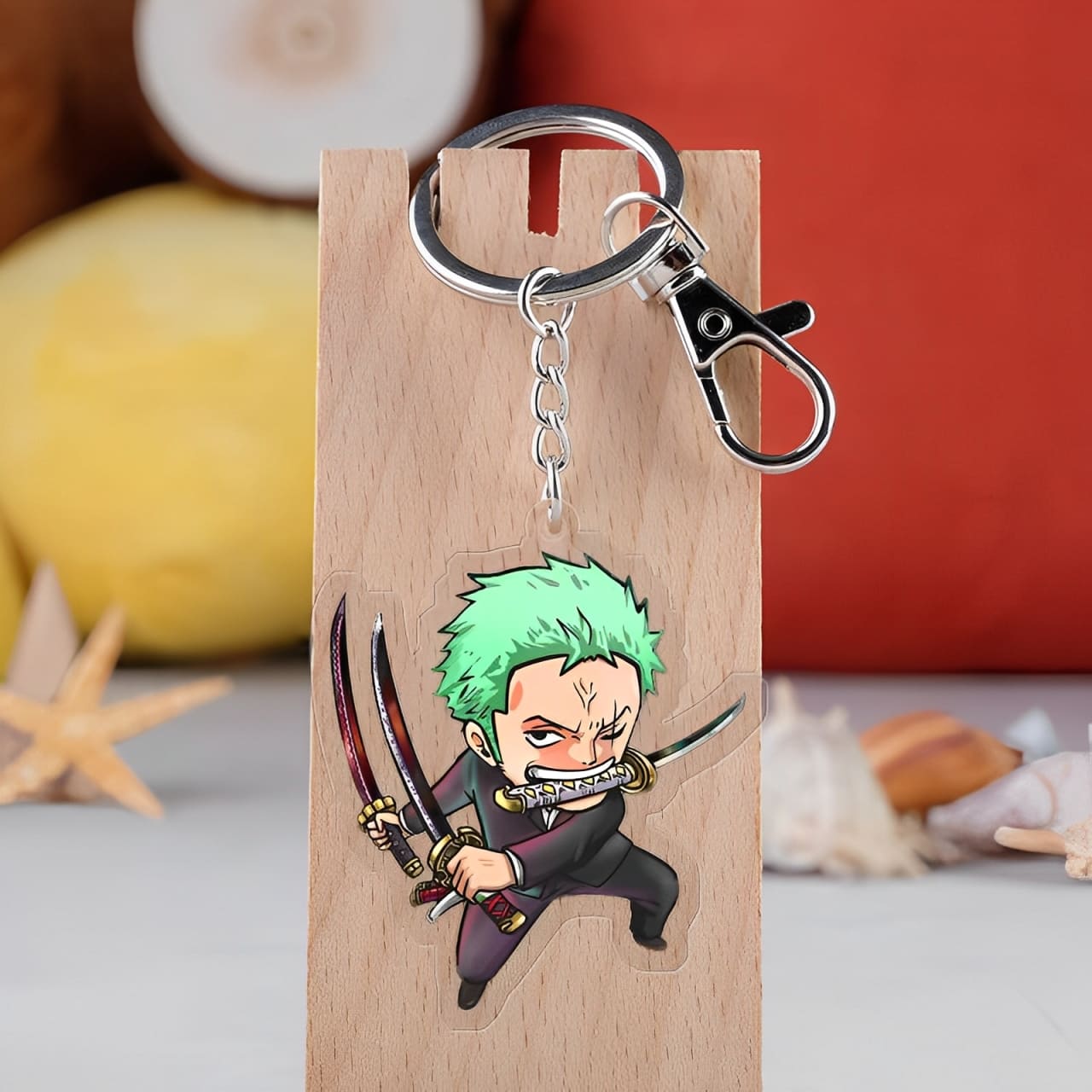 porte cles one piece mugi roronoa zoro
