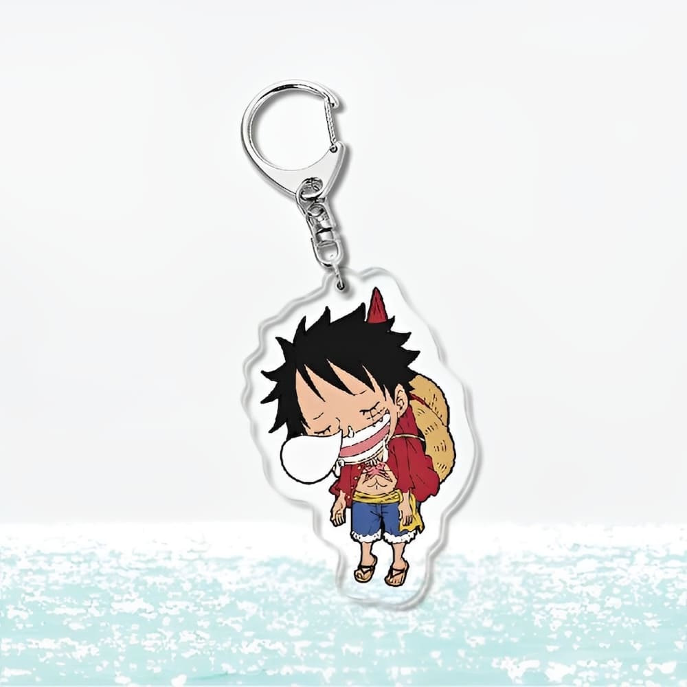 porte cles one piece tiny luffy sleep