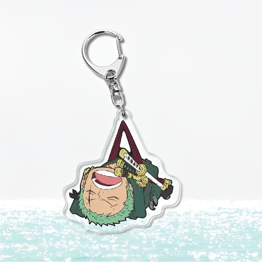 porte cles one piece tiny zoro sleep
